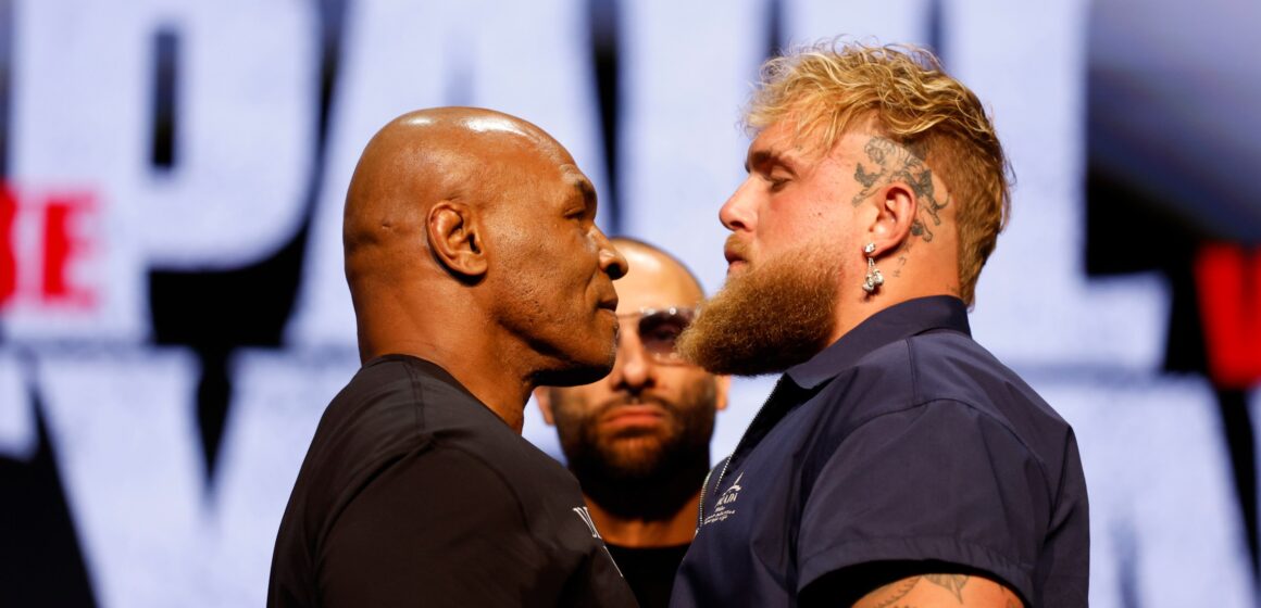 Mike Tyson and Jake Paul fight