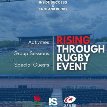 IS collabs with England rugby team for official promotional photo.