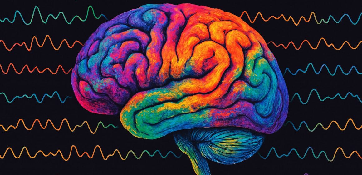 A colorful brain