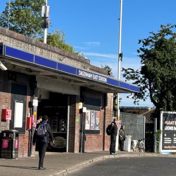 Dagenham East Station in Barking & Dagenham