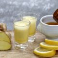 A picture of a ginger drink