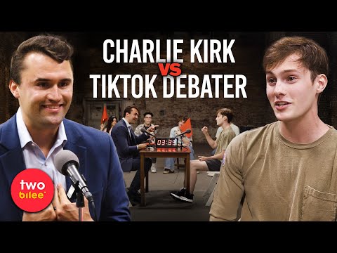 Charlie Kirk vs Left wing TikTok debater