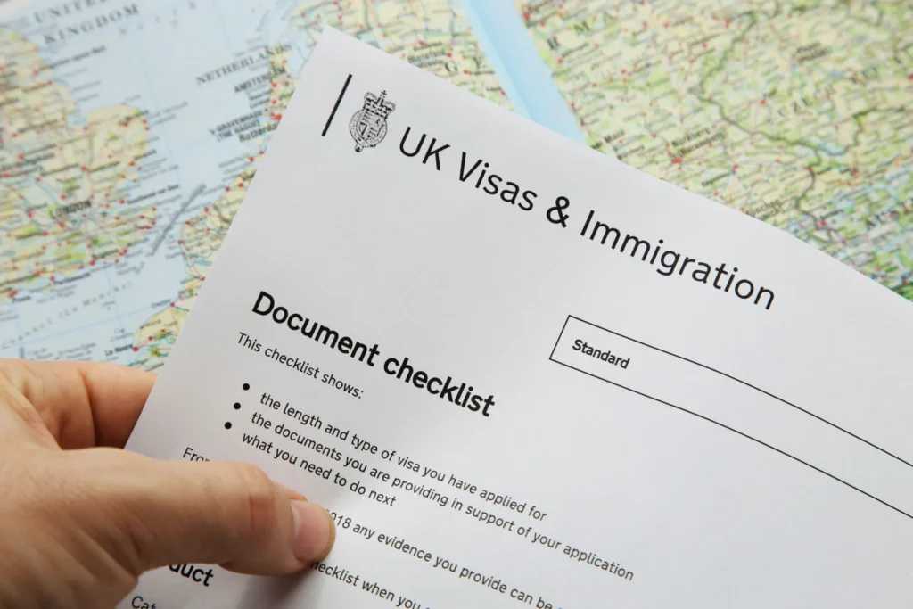 A picture of Visa and Immigration letter