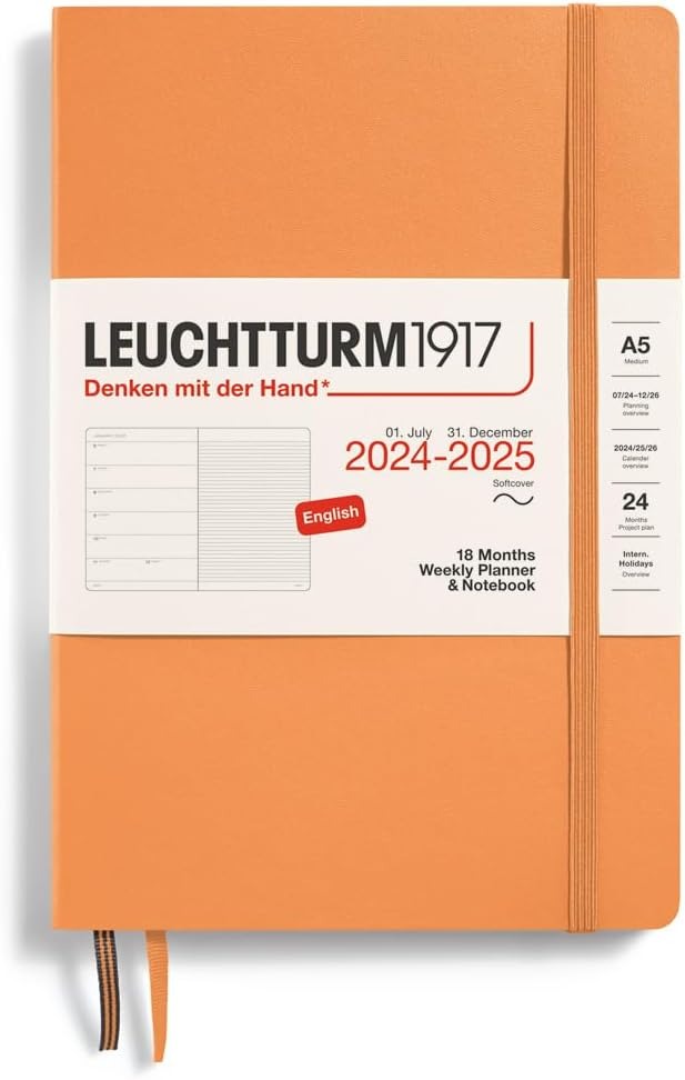 LEUCHTTURM1917 - Weekly Planner and Notebook 2 Planners and journals for productivity
