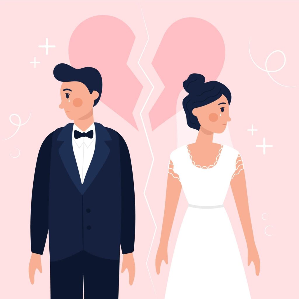 a young couple having doubts on their wedding, showing gen z lack of appeal to marriage 