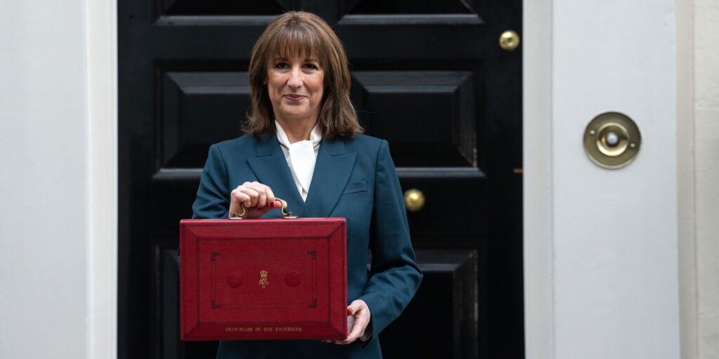 Rachel Reeves announcing her 2025 Budget