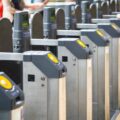 Tifl ticket barriers at station to show the inches in London Tube fare prices