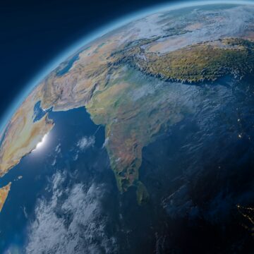 Photograph of the earth