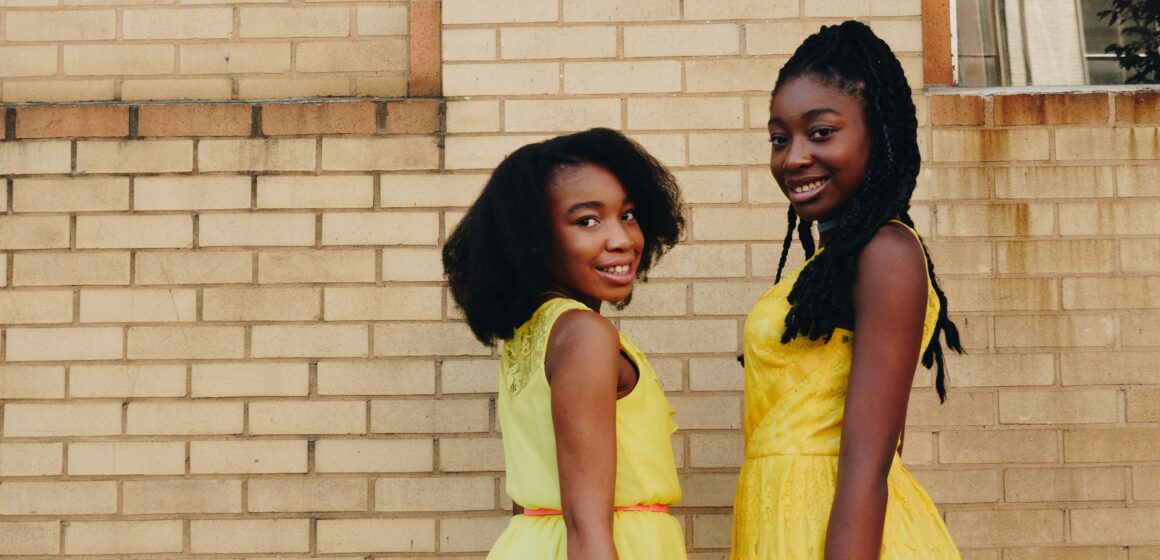 Photograph of two Black girls