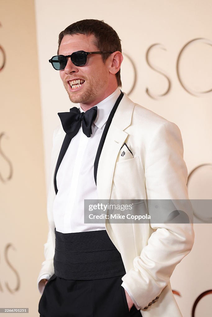 HOLLYWOOD, CALIFORNIA - MARCH 15: Jack O'Connell attends the 98th Oscars at Dolby Theatre on March 15, 2026 in Hollywood, California. (Photo by Mike Coppola/Getty Images)