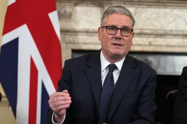 Labour MP, Keir Starmer talking.