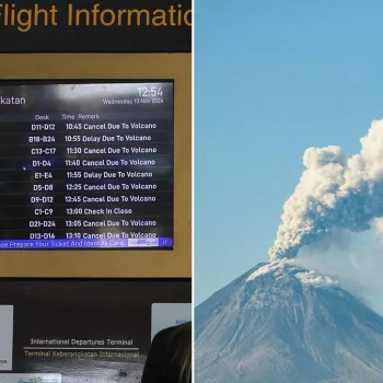 Bali Volcano Erupsion