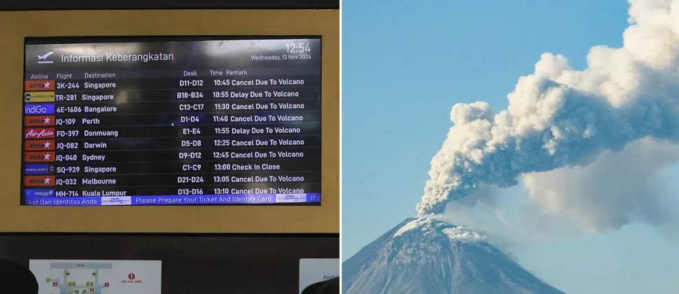 Bali Volcano Erupsion
