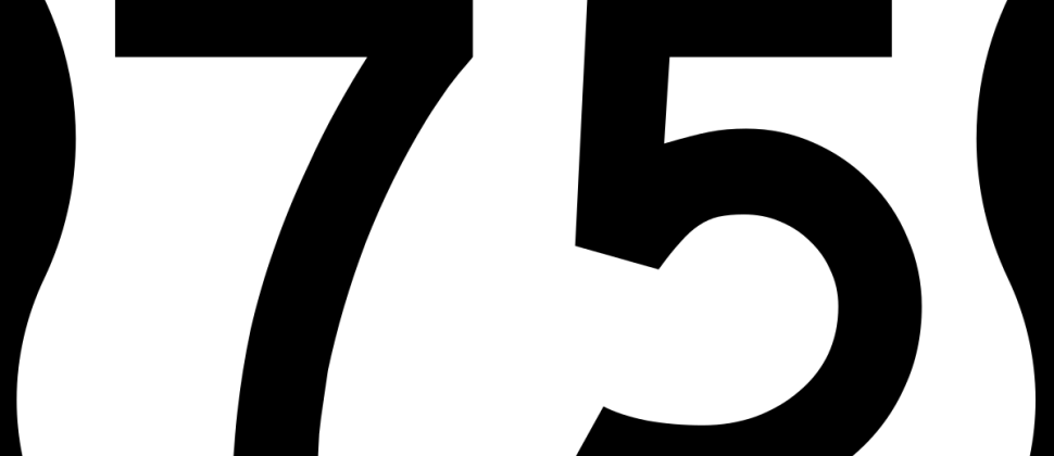 The number 75 to showcase how the challenge last 75 days.