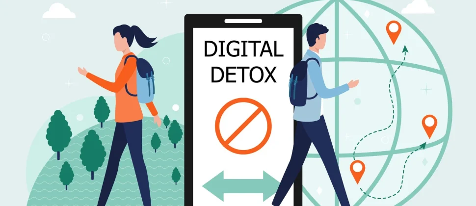 digital detox illustration