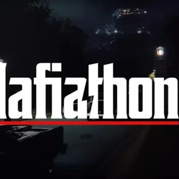 A poster for Mafiathon, announcing the 30-Day streaming Marathon