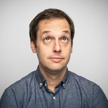 A man looking concerned